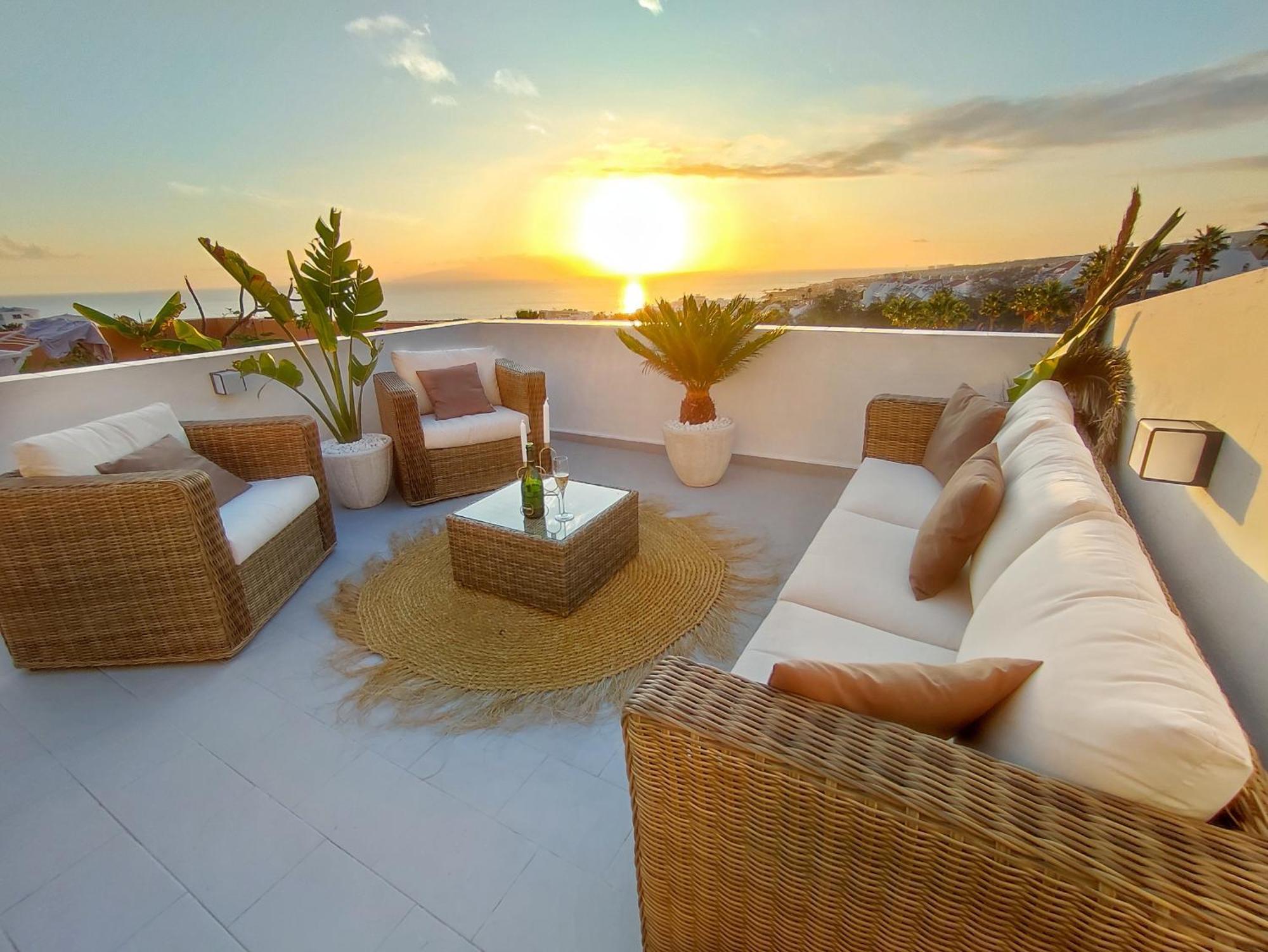 Luxury Ocean View Apartment Costa Adeje Eksteriør billede