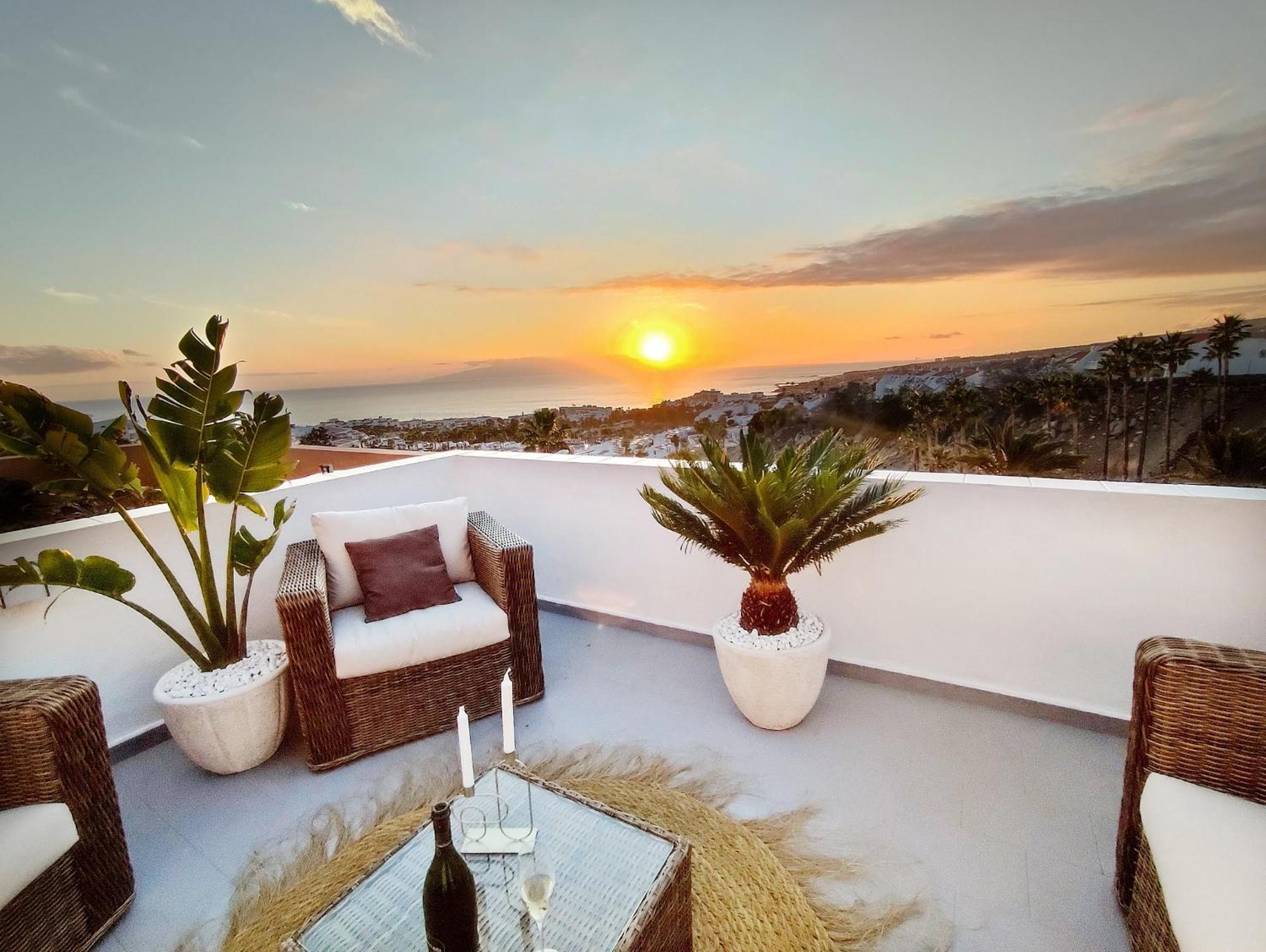 Luxury Ocean View Apartment Costa Adeje Eksteriør billede